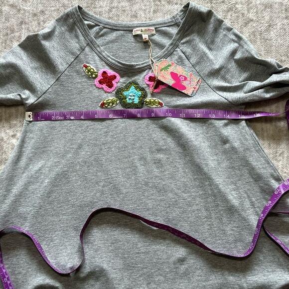 NWT Mimi and Maggie Gray New Dawn T-Shirt, Size L (14) - Picture 7 of 9